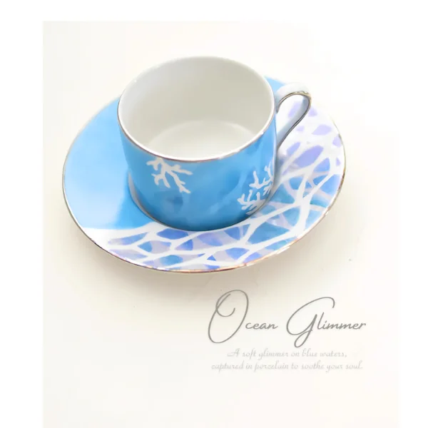 ブルーラスターのカップ&ソーサー